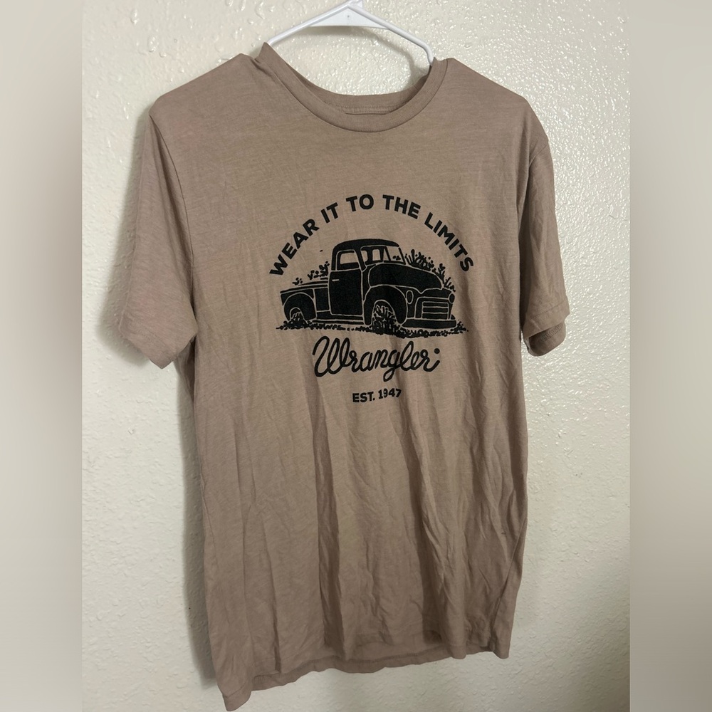 Wrangler Beige Truck Graphic Tee